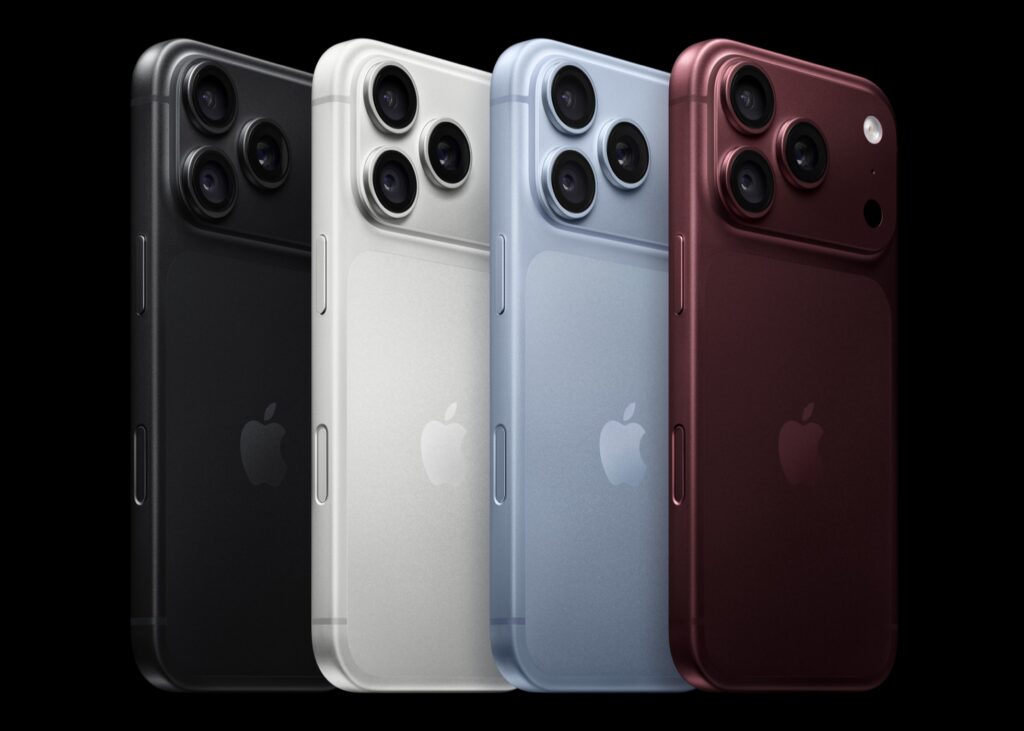 iPhone 18 Pro and iPhone 18 Pro Max in black, silver, glacier and burgundy